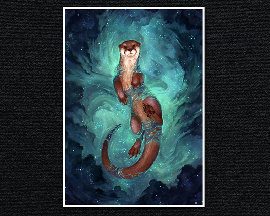 Otter Space - A4 Print